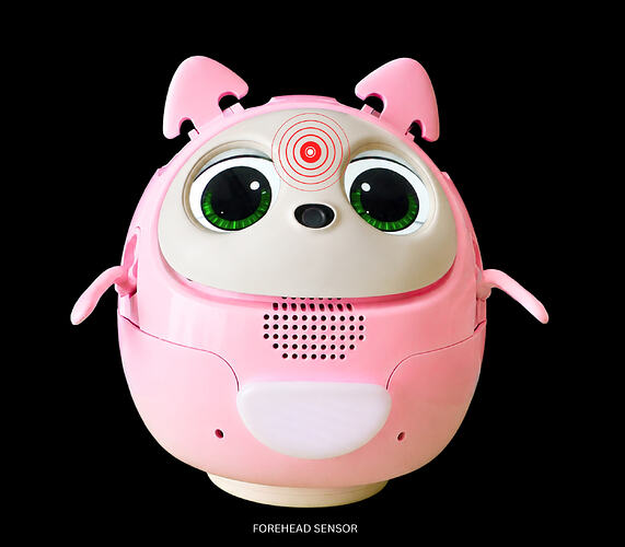 1.) FRONT FOREHEAD SENSOR
