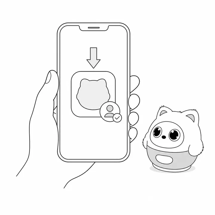 Download de Pophie App op je telefoon